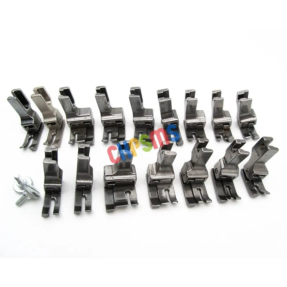 INDUSTRIAL SEW MACHINE 16 METAL COMPENSATING FOOT SET # KP-PF16 FOR JUKI BROTHER SINGER CONSEW+
INDUSTRIAL SEW MACHINE 16 METAL COMPENSATING FOOT SET # KP-PF16 FOR JUKI BROTHER SINGER CONSEW+