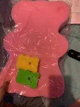 Asiento de baño para bebés, antideslizante, suave, alfombrilla de espuma para baño, cojín para el cuerpo, alfombrilla para bañera de seguridad, asiento de bañera + 2 piezas de regalo de espuma