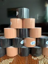 Cinta de kinesiología atlética de 2 tamaños, cinta elástica de recuperación, alivio del músculo, rodilleras para el dolor, soporte para deporte, vendaje de Fitness