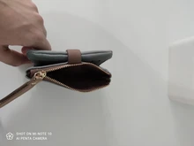 Cartera pequeña con hojas grabadas para mujer, monedero de marca, Cartera de piel sintética suave para mujer, tarjetero, Mini bolso de mano para chica