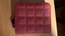 Billeteras cortas de piel sintética para mujer, carteras a cuadros, tarjetero de nobuk, cartera pequeña con cremallera, monedero