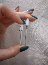 Banda de máquina de pedicura 1 pieza mandril titular eléctrico manicura plata pulido de uñas titular uñas brocas accesorios de pedicura