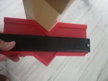 Calibrador de contornos irregulares de azulejos, regla de arco de plástico para medición de curvaturas y laminado de azulejos, plantilla manual de perfil de contorno de 12/14/25cm