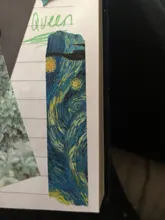 3 unids/pack clásico Van Gogh conjunto de cintas Washi estrellado adhesivo de cielo cinta DIY Scrapbooking etiqueta engomada etiqueta adhesiva