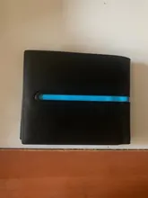 KUNBABY-cartera de piel sintética con logotipo M, 1 Uds., color negro o café, envío gratis