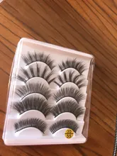 Pestañas postizas hechas a mano 3D, pelo suave de visón, extensión de pestañas postizas, maquillaje largo Natural, 5 pares, suministros de herramientas