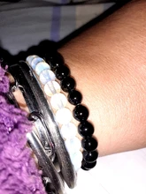 Pulsera con abalorios de amatista púrpura para hombre y mujer, cuentas de piedra Natural de 6mm/8mm/10mm, regalos de joyería