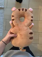 Cojín de protección para la cabeza de bebés recién nacidos, reposacabezas suave de dibujos animados, almohadas de seguridad, mochila con estampado de mariposa, protección contra caídas