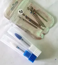 Fresas de cerámica para manicura, accesorios de máquina de fresa eléctrica, limas de esmalte, herramientas de arte de uñas, 1 Uds.