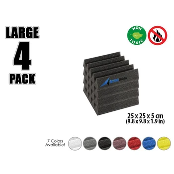 Arrowzoom 9.8" x 9.8" x 1.9" Wedge Tile Studio Sound Absorbing Panel Acoustic Foam Treatment
Arrowzoom 9.8" x 9.8" x 1.9" Wedge Tile Studio Sound Absorbing Panel Acoustic Foam Treatment