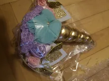 Diadema de cuerno de unicornio para bebé, regalos de cumpleaños para niños, diademas para chicas, suministros de fiesta, accesorios de fotografía recién nacido