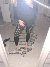 Pantalones de yoga de fitness para mujer, mallas deportivas adelgazantes con estampado láser reflectante