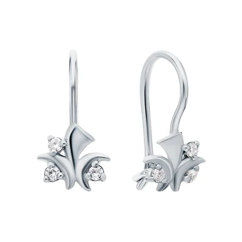 Silver earrings with cubic zirconium sunlight sample 925
Silver earrings with cubic zirconium sunlight sample 925