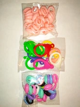 Cuentas acrílicas de colores brillantes para hacer joyas para niños, abalorios de colores variados de 16x10mm, 30 Uds.