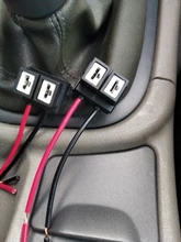 2 uds. De arnés de cableado H7 para coche conector de cable eléctrico de 2 pines, conectores de automóviles, adaptadores para lámpara de coche HID
