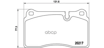 Brake disc pads front. Land Rover Range Rover III (l322) 03/02-08/12 / Land Rover range Brembo art. p44018
Brake disc pads front. Land Rover Range Rover III (l322) 03/02-08/12 / Land Rover range Brembo art. p44018