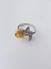 FDLK-Anillo de flor rosa para mujer, accesorios delicados, Vintage, banda de boda, joyería de aniversario, regalo de enamorados