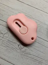 Mini cuchillo de utilidad portátil con forma de nube de conejo, cortador de papel, hoja de afeitar, material de papelería Escolar para oficina