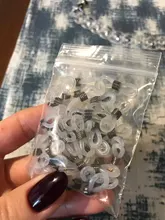 Cadena de cuentas CCB para gafas, 50 Uds., retenedor de gafas, cuerda, soporte de cordón para gafas de sol, conector de Lazo de cinta, anillo para gafas