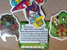 Pegatinas de dibujos animados de setas para teléfono y portátil, 50 Uds.