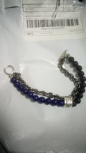 Pulsera de acero inoxidable con cuentas de ojo de tigre para hombre, cadena de eslabones de acero inoxidable, brazalete de Yoga, joyería para hombre 2020