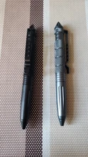 Bolígrafo táctico de defensa para exteriores, pluma táctica militar antideslizante de aluminio de aviación, cortavientos, herramientas EDC DE DEFENSA DE Selfe, 2 uds.