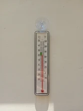 1 Uds medidor de vidrio acuario temperatura del agua termómetro con bonita ventosa