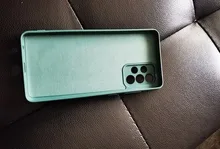 Líquido Original de silicona cubierta de lujo para Samsung Galaxy A51 A71 S21 más A50 A50S A21 A31 A30 A21S A41 M31 M30S caso a prueba de golpes