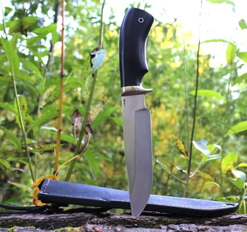 Knife уссуриец-2 with forged steel blade x12mf, handle made of stable grab and casting of Melchior
Knife уссуриец-2 with forged steel blade x12mf, handle made of stable grab and casting of Melchior
