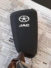 Funda de silicona para coche, funda de cobertura de mando a distancia, funda protectora para JAC S2, S3, S4, S5, S7, R3, llavero remoto plegable, accesorios para colgar