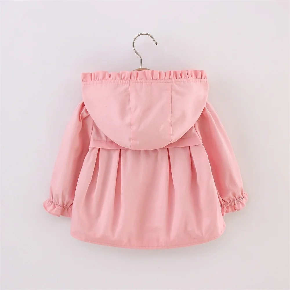 Casaco com capuz estampa floral para bebê Casaco com capuz estampa floral para bebê