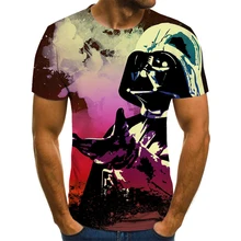 3D printing fashion trend round neck loose T-shirt 
3D printing fashion trend round neck loose T-shirt