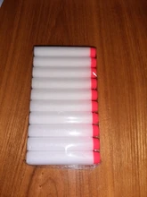 Dardos blandos y luminosos para pistola de juguete, saetas de agujero hueco, de 100 uds, cabeza de 7,2cm, repuesto de balas de juguete