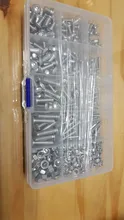 Bolt Head-Cap Assortment-Kit-Set Screw-Nut Button-Socket Metric Hexagon 304-Stainless-Steel