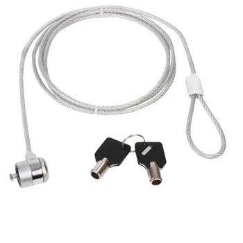 Notebook Closure Metal Key 1.8 m Silver