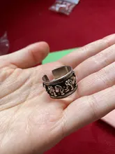 Foxanry-Anillos abiertos de elefante Vintage para mujer, de Plata de Ley 925, joyería tailandesa para mujer, regalo, anillos ajustables de Moda Antigua