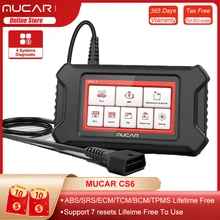 MUCAR CS6 ABS/SRS/TCM/BCM OBD2 Scanner Lifetime Free Update Oil/TPMS/EPB Resets Car Diagnostic Tools Professional Code Reader
MUCAR CS6 ABS/SRS/TCM/BCM OBD2 Scanner Lifetime Free Update Oil/TPMS/EPB Resets Car Diagnostic Tools Professional Code Reader