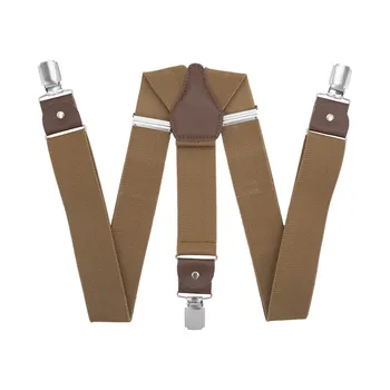 Suspenders for trousers wide (3.5 cm, 3 clips, Brown) 17-56396
Suspenders for trousers wide (3.5 cm, 3 clips, Brown) 17-56396