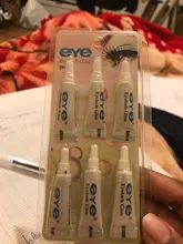 6 uds impermeable pestañas pegamento pestañas postizas extensión pasta adhesiva