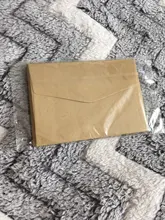 (10 unids/lote) sobres de papel Kraft clásico de 7*10cm, Mini sobres de tarjeta de felicitación, tarjeta de membresía