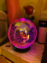 Glass-Aroma-Diffuser Air-Humidifier Firework Essential-Oil-Version Ultrasonic 100ml 3D