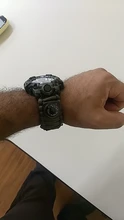 Reloj militar de camuflaje para hombre, pulsera de cuarzo LED resistente al agua hasta 50m, para deportes al aire libre, brújula, termómetro, reloj de emergencia