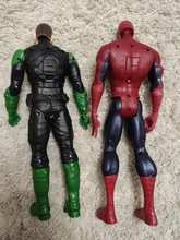 30cm Los vengadores de Marvel Flash veneno de hombre araña Thanos Hulk Iron Man Thor figura DE ACCIÓN DE Lobezno juguetes chico nuevos regalos de navidad