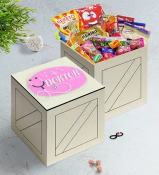 Personalized Doctor In Wooden Box Nostalgic Lezzetler Gift Seti-15
Personalized Doctor In Wooden Box Nostalgic Lezzetler Gift Seti-15