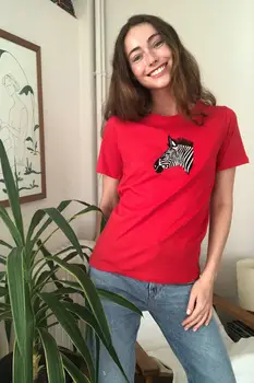 Trendyol Printed Knitted T-Shirt TWOSS20TS1883 
Trendyol Printed Knitted T-Shirt TWOSS20TS1883