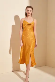 Trendyol Funnel Collar Dress TPRSS20EL1335 
Trendyol Funnel Collar Dress TPRSS20EL1335