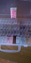 Caja de almacenamiento de accesorios para herramientas de pintura de diamantes, contenedor de cuentas, mosaico de piedras de bordado de diamantes, caja de conveniencia, 64 cajas