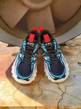 Zapatillas de deporte de alta calidad para hombre, zapatos de correr a la moda, gruesas, informales, de talla grande 45 46, para verano, 2021