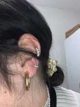 CANNER s925 de cristal de Plata de Ley 925 pendientes de aro pequeño para las mujeres europea y EE. UU. De Zircon de joyería de oro pendientes círculo de plata