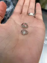 ANENJERY aro-pendientes de plata de primera ley diseño geométrico para mujer, aretes pequeños, aros pequeños, plata esterlina 925, estilo francés, Punk, Hip Hop, fiesta